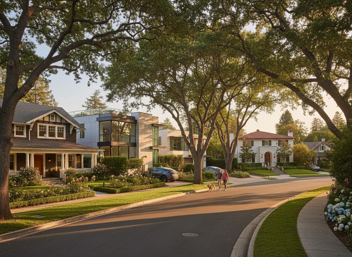 Menlo Park neighborhood street view